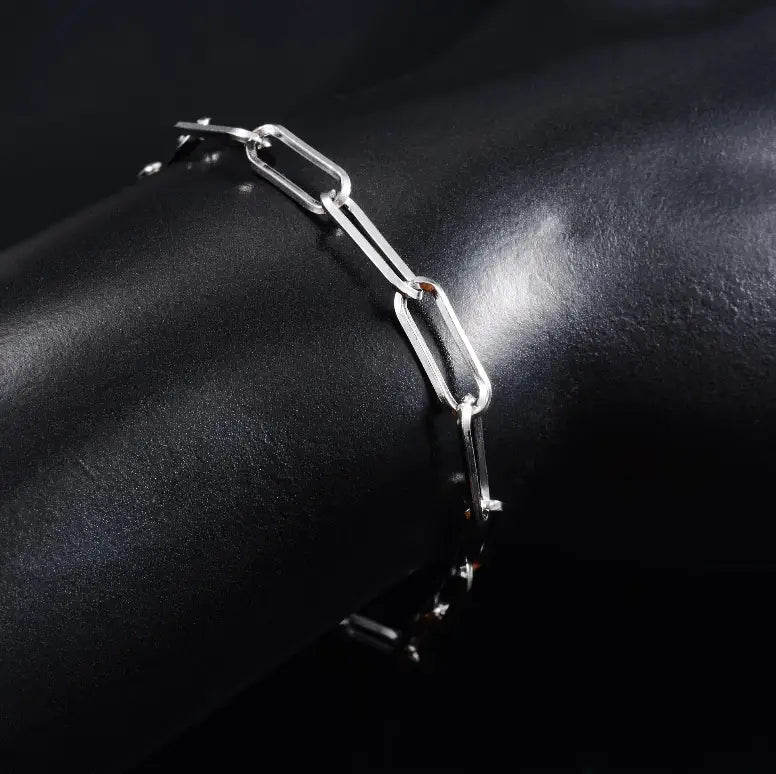 Bracciale a Catena in Acciaio Inossidabile – Oro o Argento