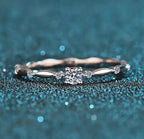 Anello in Moissanite D Color VVS1 – Argento Sterling 925 dal Design Raffinato ed Elegante