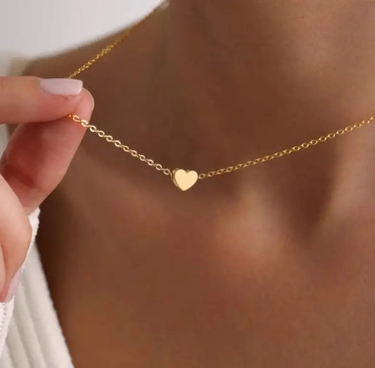 Collana con Cuore in Acciaio Inossidabile – Eleganza Senza Tempo